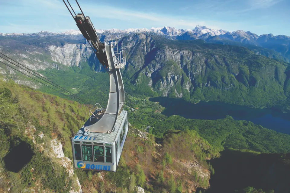 Vogel cable car above Lake Bohinj